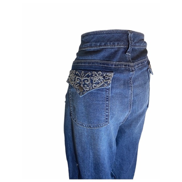 Melissa McCarthy Seven7 Women's Blue Boot Cut Jeans - Picture 7 of 8